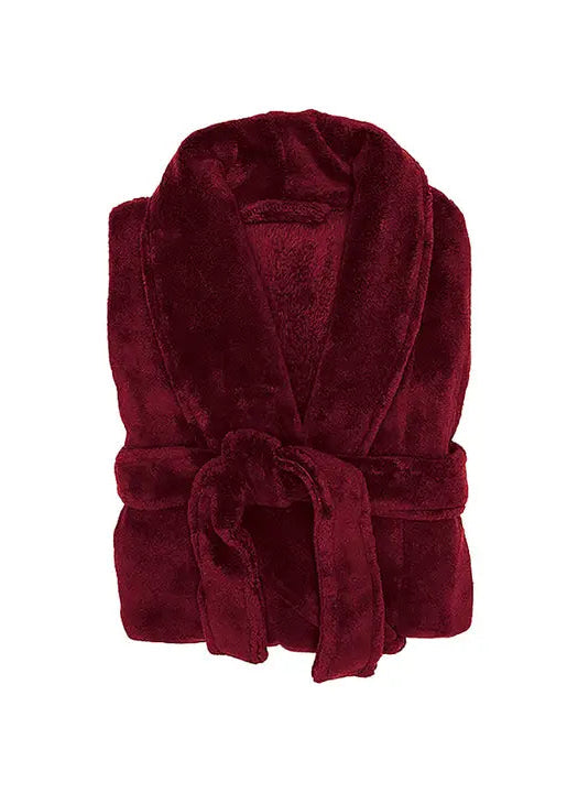 Microplush Bath Robe Merlot