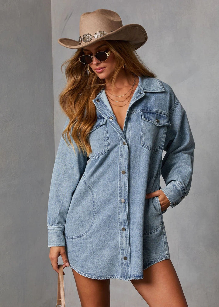 Riley Denim Oversize Shirt / Dress