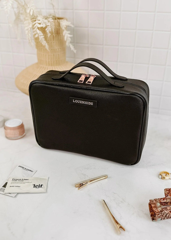 Georgie Cosmetic Case Black