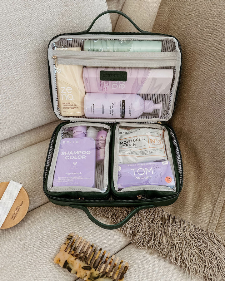 Georgie Fifi Cosmetic Set Forest Green