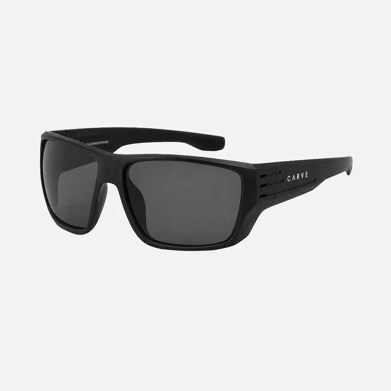 CARVE Airbonne Matte Black Frame Grey Polarized