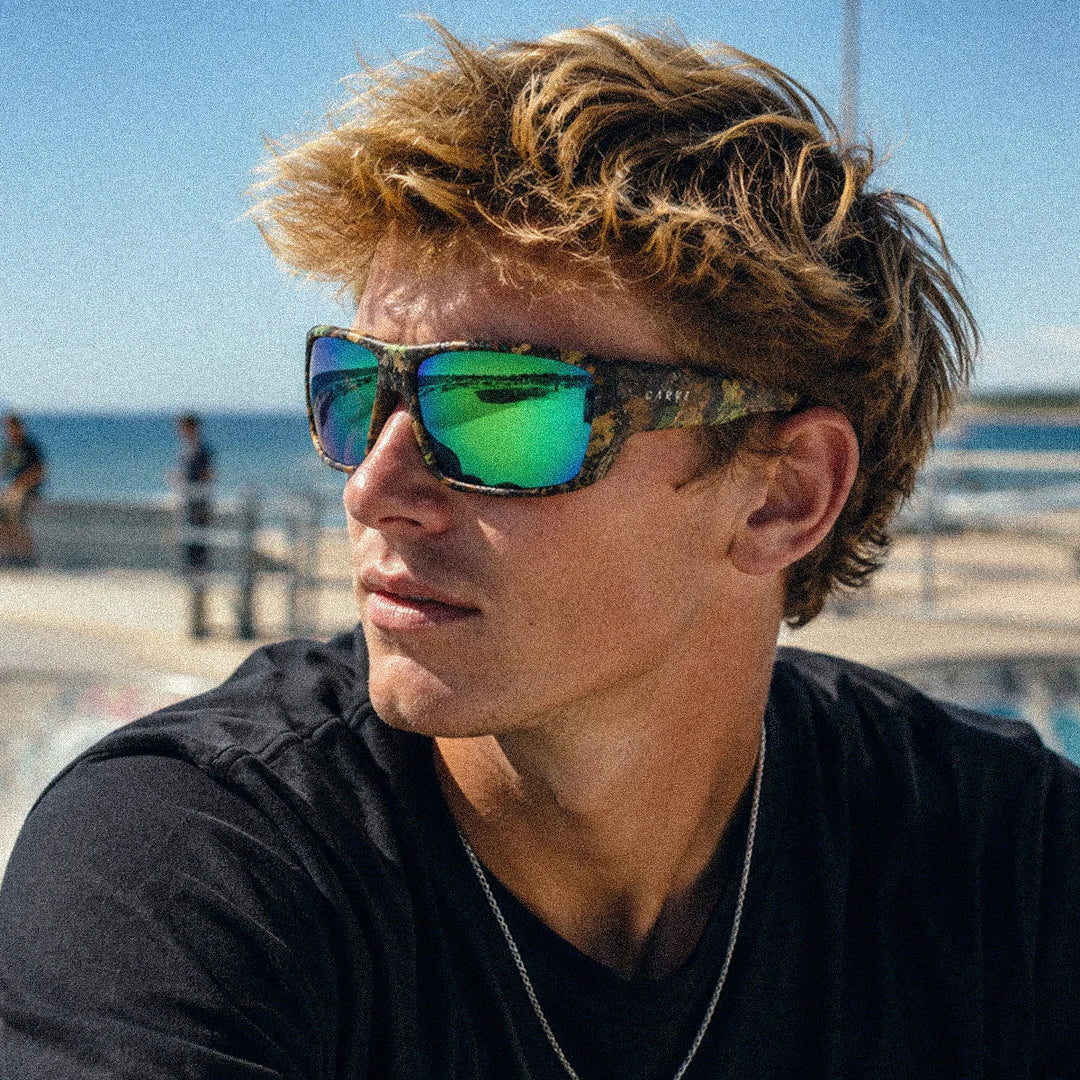 CARVE Airbonne Matte Multi Coloured Camo Green IR Polarized