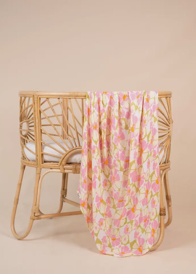 KiiN Organic Muslin Swaddle - Whimsy