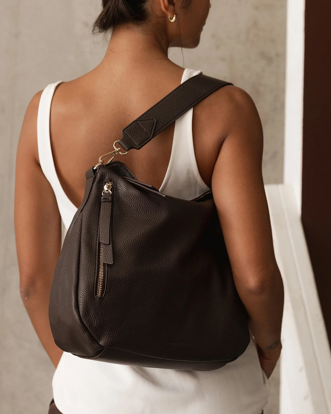 NADIA Shoulder Bag Chocolate