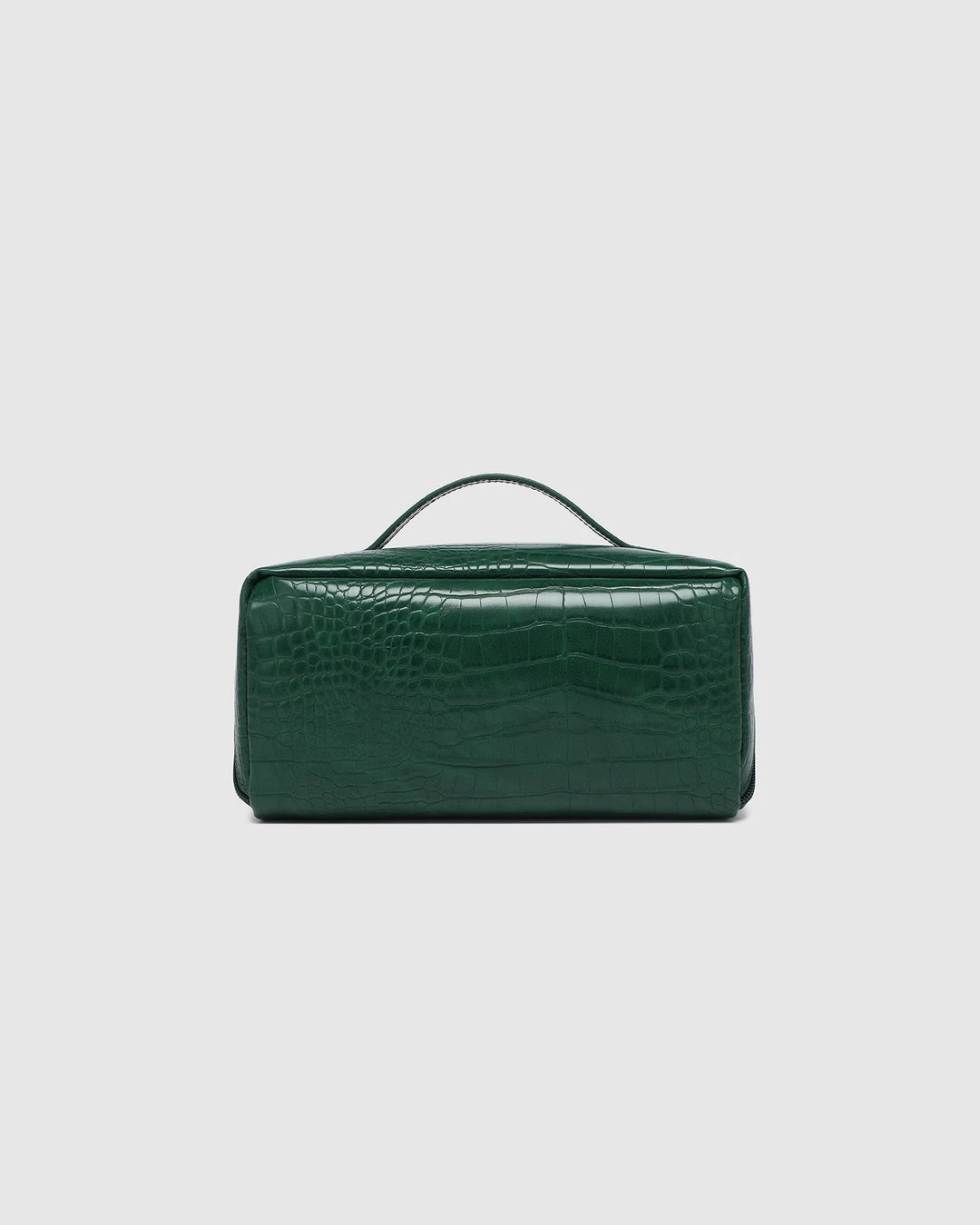 Mary Croc Forest Green Cosmetic Bag