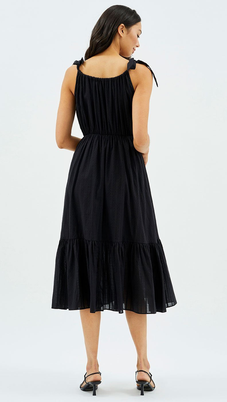 Leonie Drawstring Midi Dress