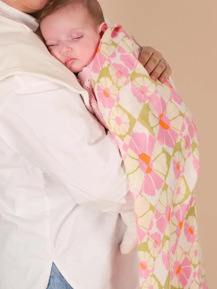 KiiN Organic Muslin Swaddle - Whimsy