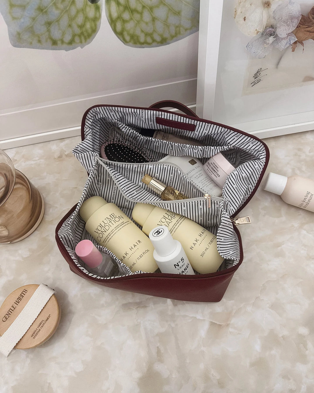 ORION Cosmetic Case Burgundy