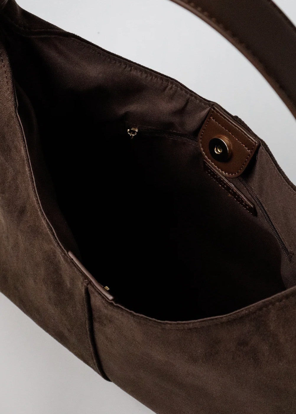 REMY Suede Shoulder Bag