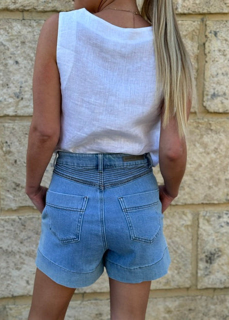 Country Denim Mykos Short Light Blue