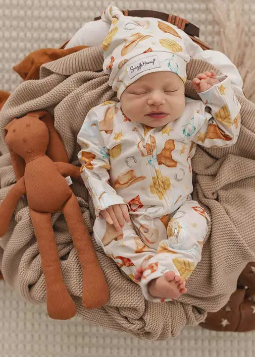 Cowboys Organic Snugglesuit Convertible Romper