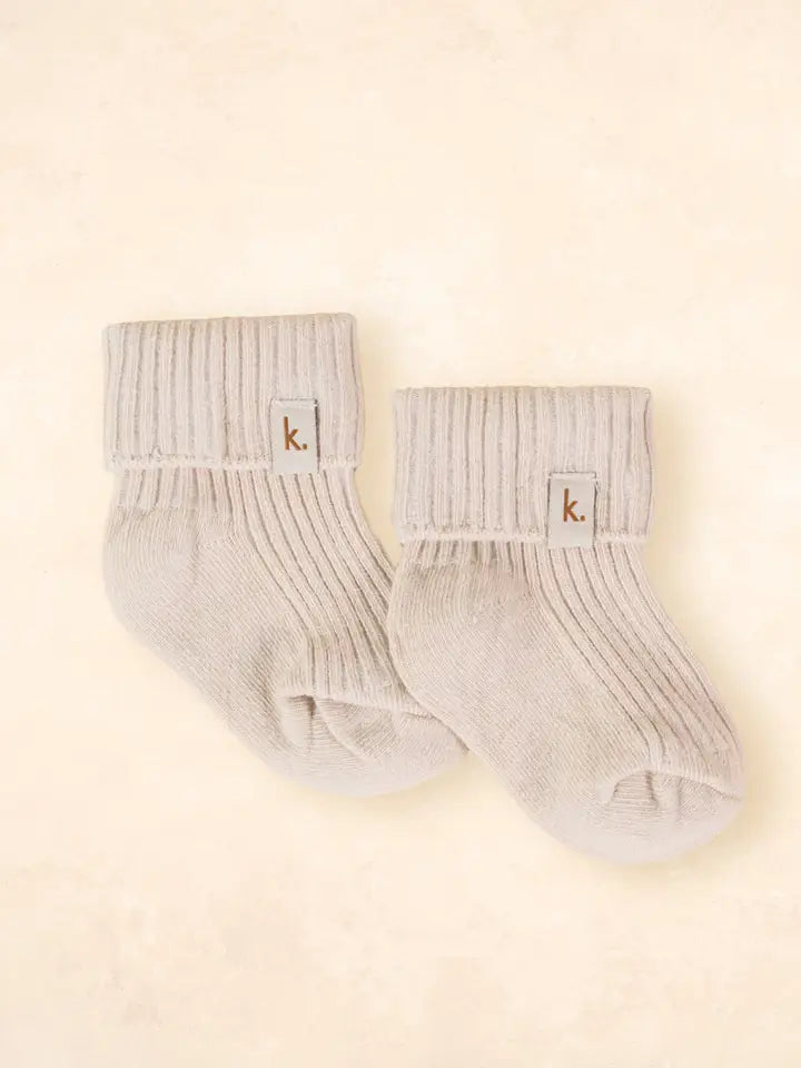 KiiN Cotton Ribbed Baby Socks