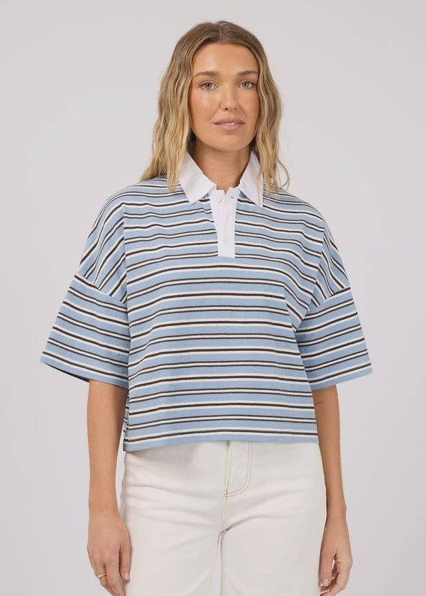 Junie Stripe Rugby Tee