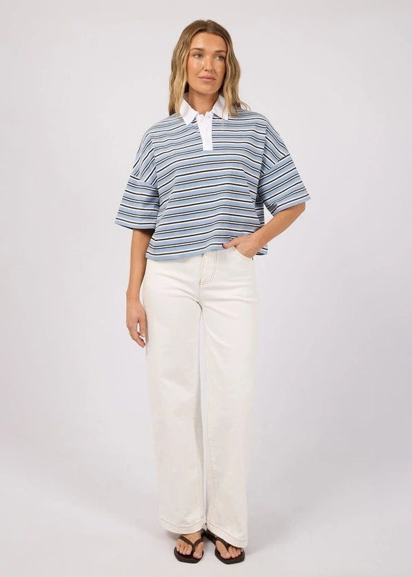 Junie Stripe Rugby Tee