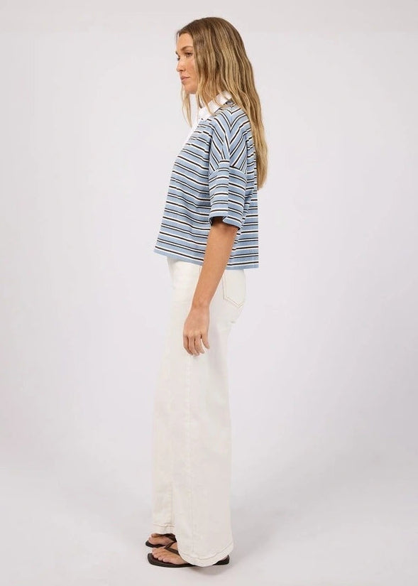 Junie Stripe Rugby Tee
