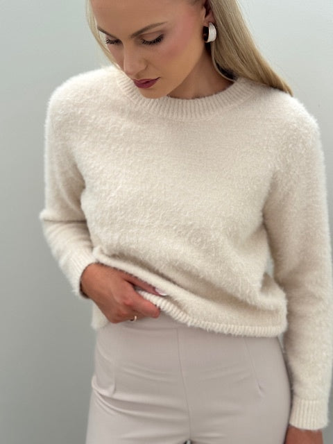 Lucette Luxe' Knit Ivory