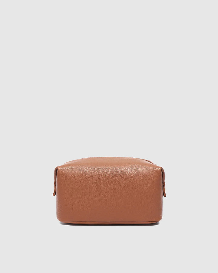 Lucinda Cosmetic Case - Toffee