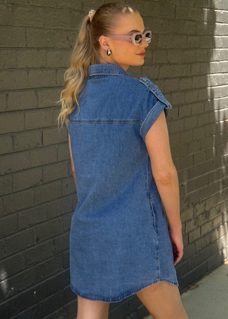 Melodie Denim Shirt Dress