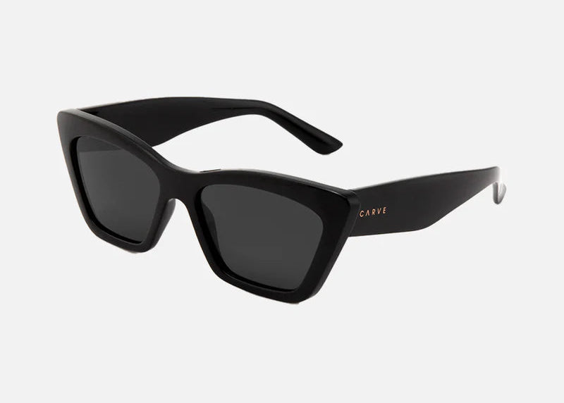 CARVE Tahoe RECYCLED Gloss Black -  Dark Grey POL Lens