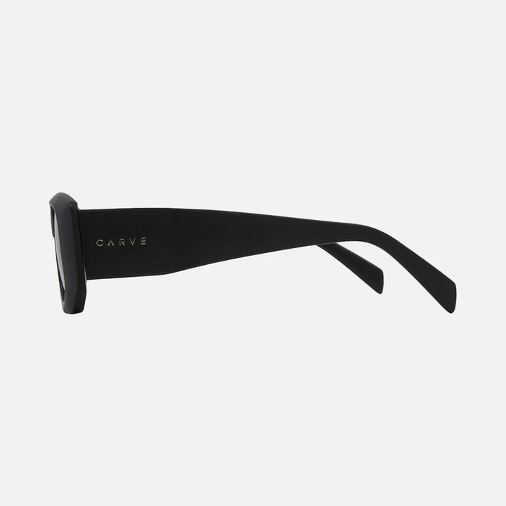 CARVE MAYHEM Matt Black Green Lens