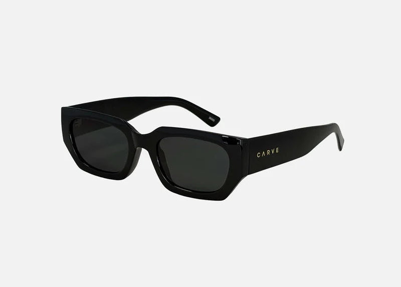 CARVE Vinca Gloss Black - Grey Lens