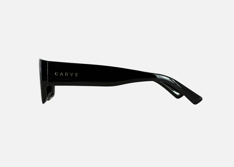 CARVE Vinca Gloss Black - Grey Lens
