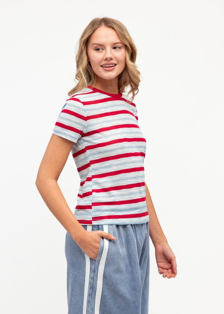 Cherie Stripe Tee
