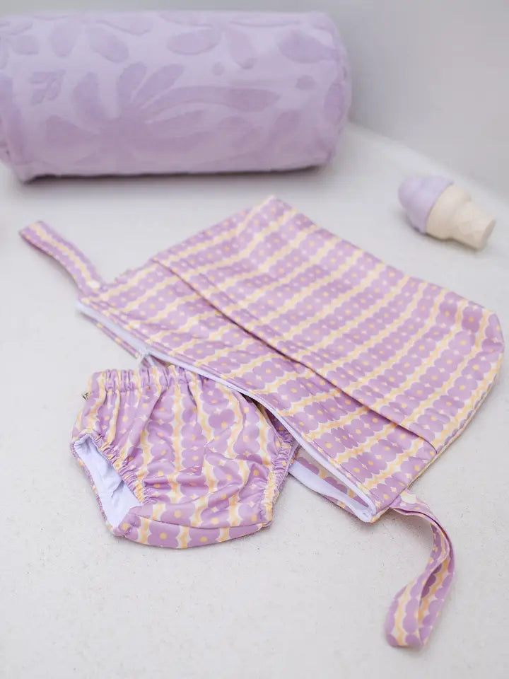 Resuable Swim Nappy Flower Power