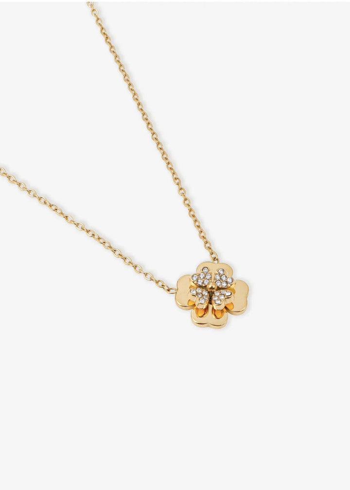 Lucky Clover 18k Gold Plated Necklace