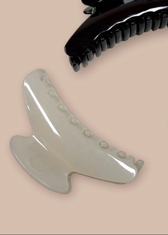 Jazzi Claw Clip White
