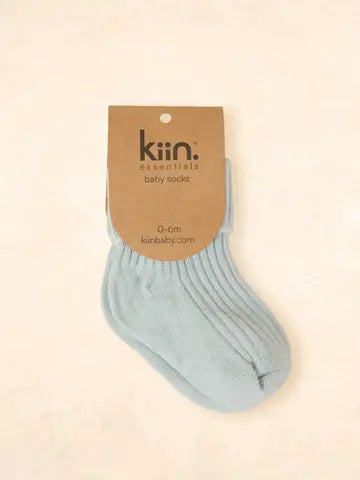 KiiN Cotton Ribbed Baby Socks