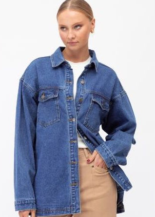 Paper Heart Hacket Denim Jacket