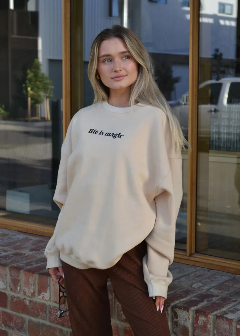 Life is Magic Crew Sweater