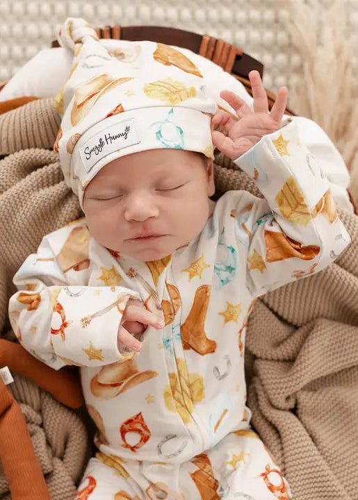 Cowboys Organic Snugglesuit Convertible Romper