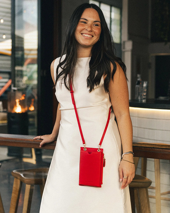 Suki Phone Bag Red