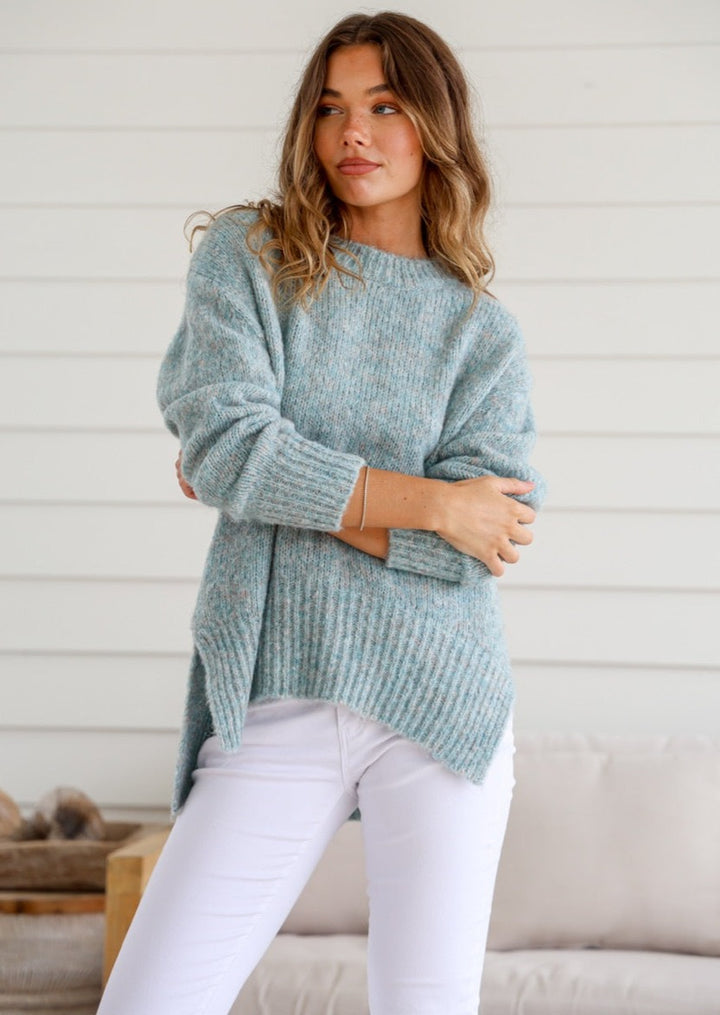 Canyon Slouch Jumper Soft Blue