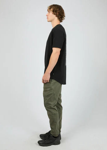 Overlapped Tee Black