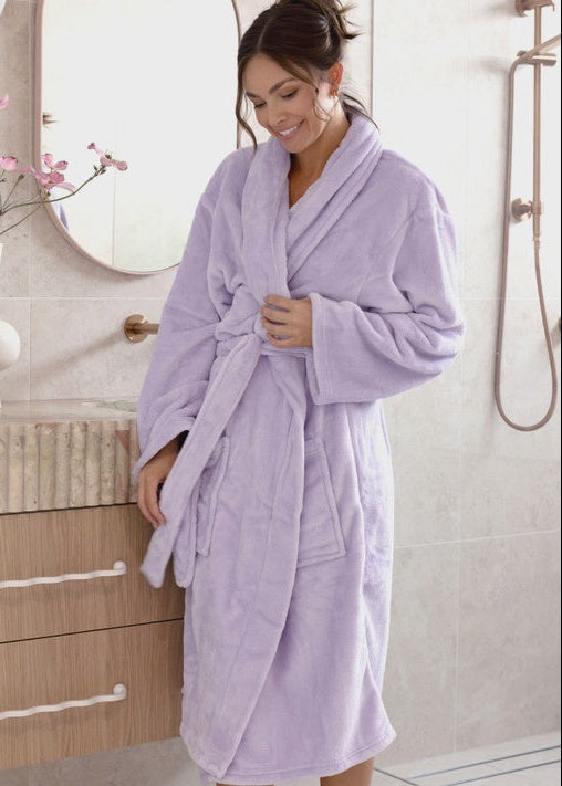 Microplush Bath Robe Lilac