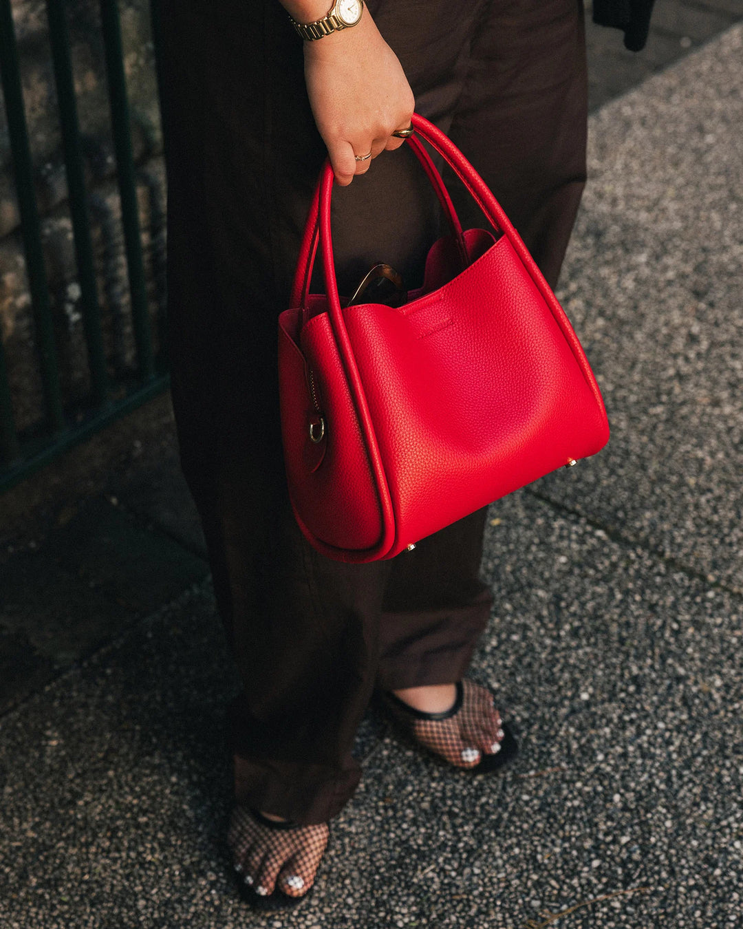 STEFFIE Mini Tote Bag  Red