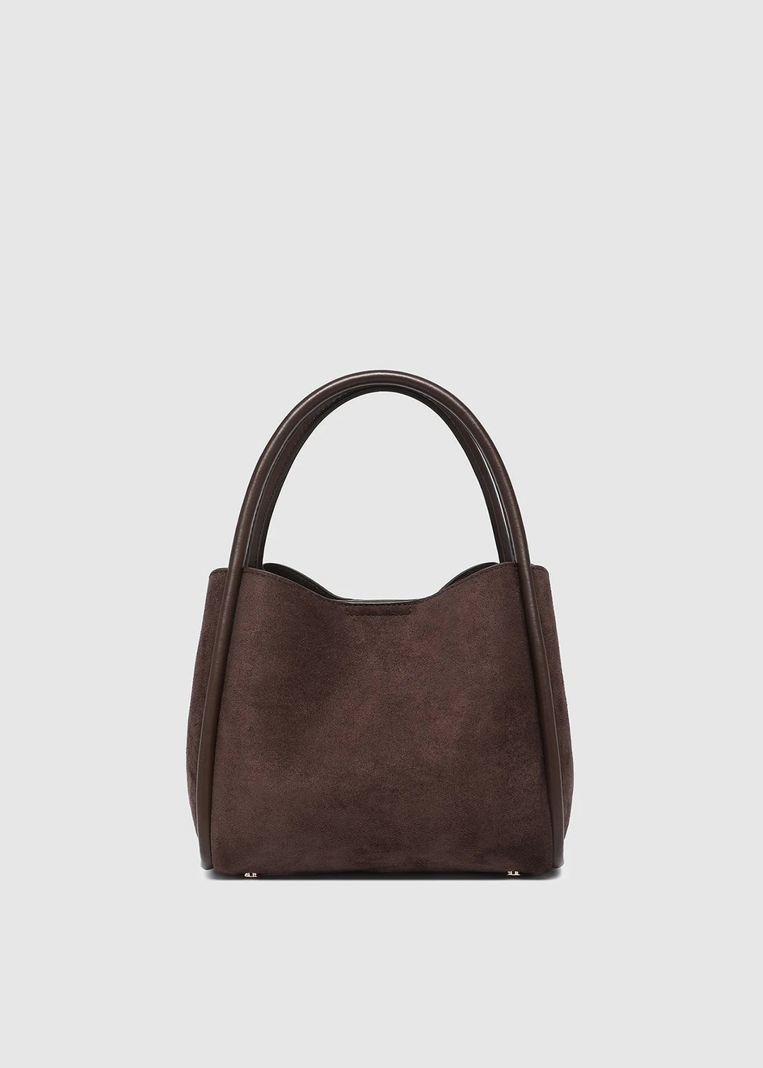 STEFFIE Suedette Mini Tote Bag - Chocolate