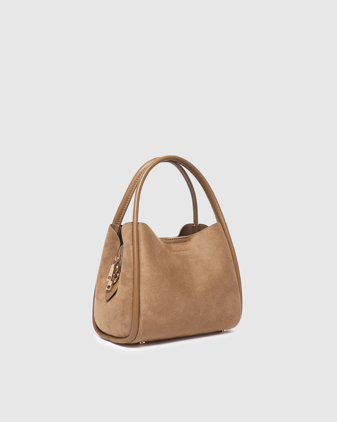 STEFFIE  Suedette Mini Tote Bag - Honey