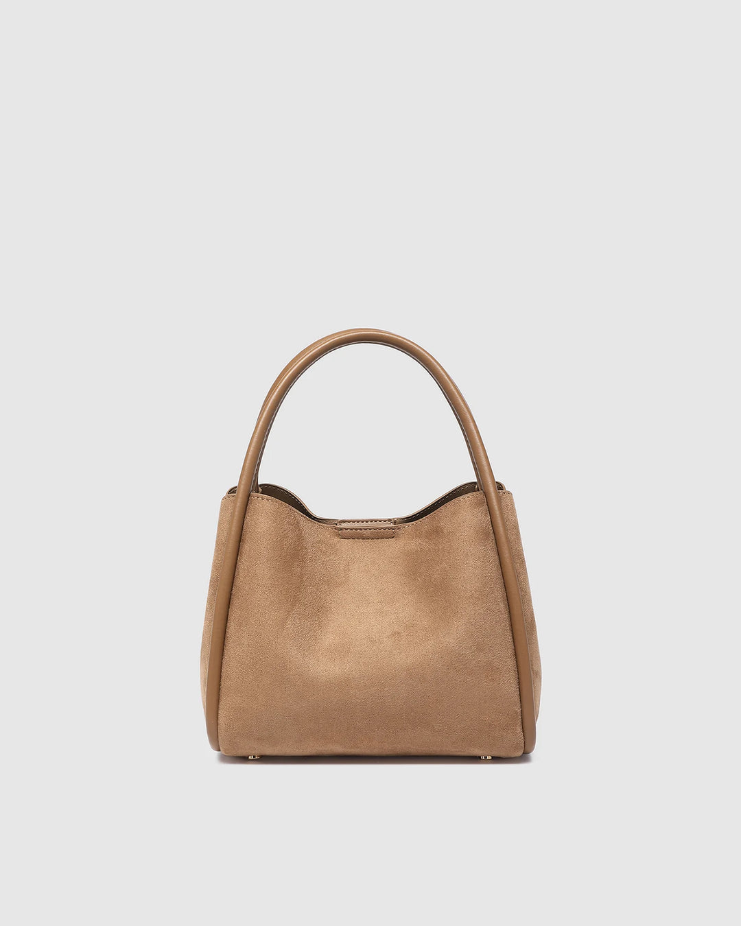 STEFFIE  Suedette Mini Tote Bag - Honey