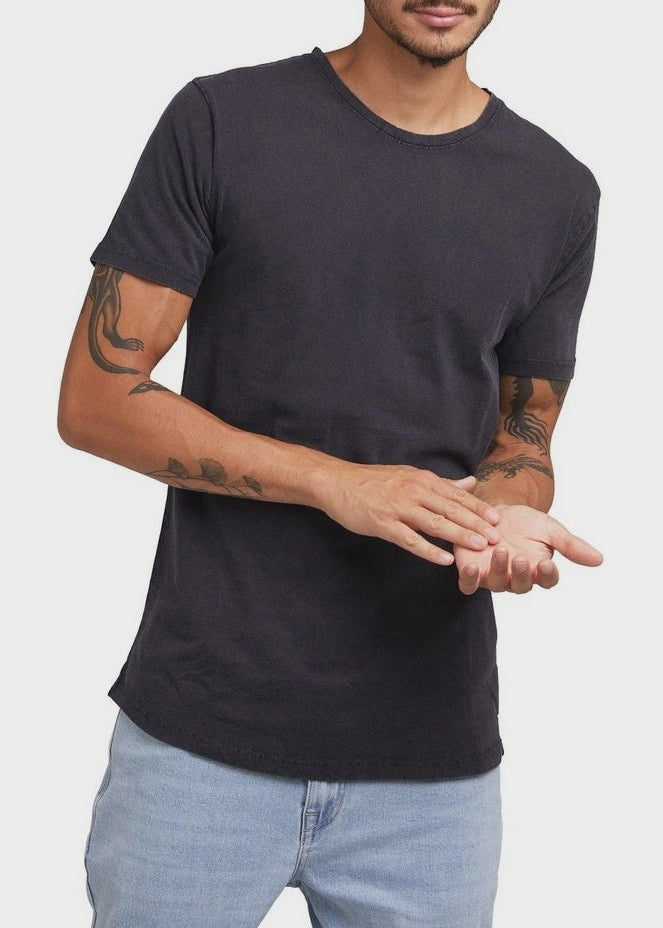 Tail Tee Mens WASHED BLACK