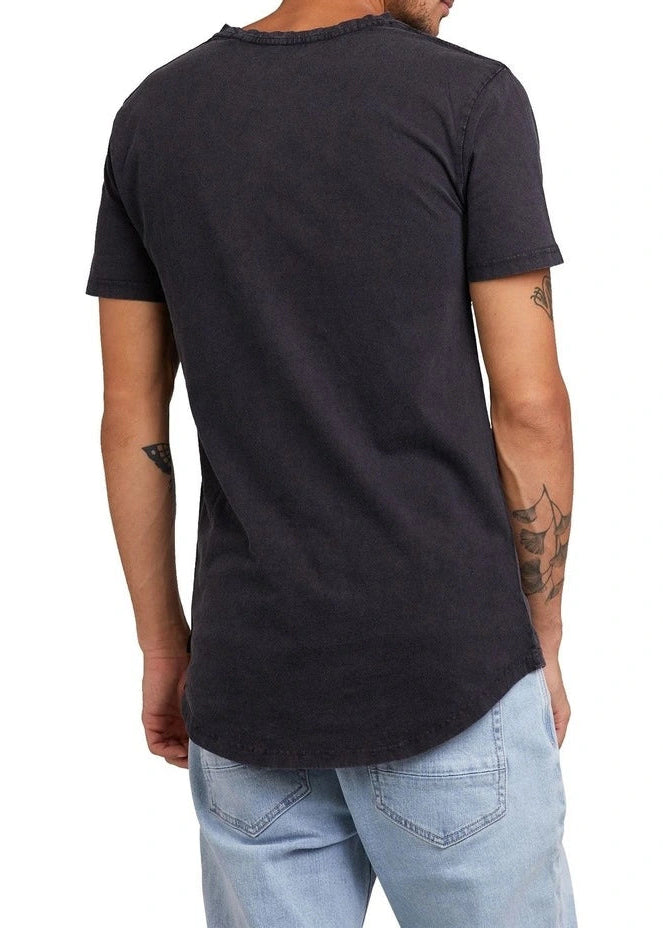 Tail Tee Mens WASHED BLACK