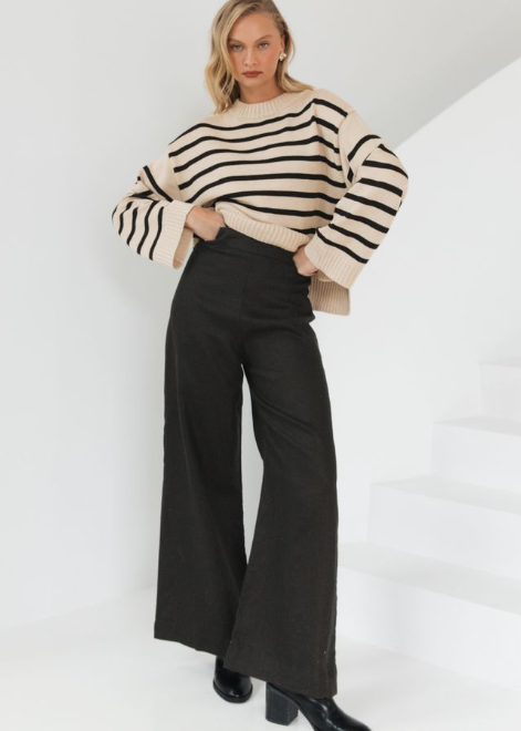 Nas Stripe Knit Jumper