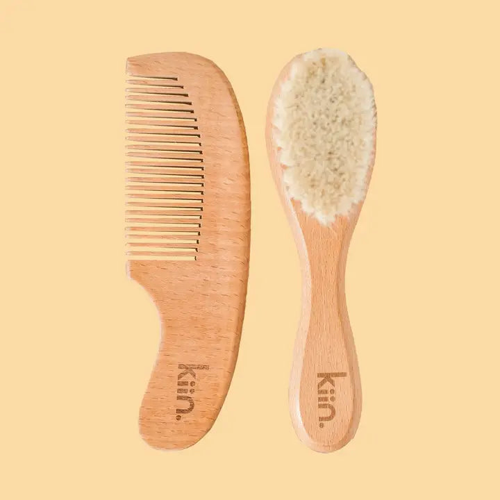 Wooden Brush & Comb Set KiiN