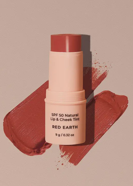 SPF 50 Natural Lip & Cheek Tint RED EARTH