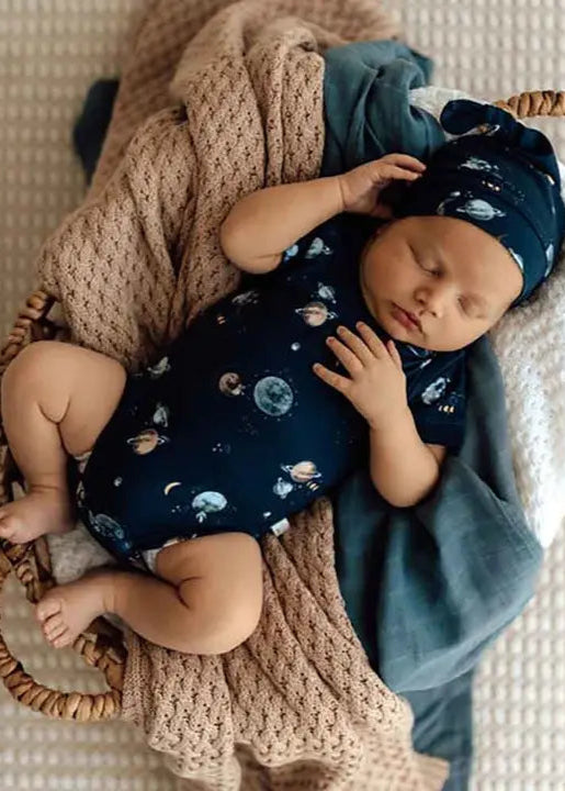 Milky Way Organic Knotted Beanie
