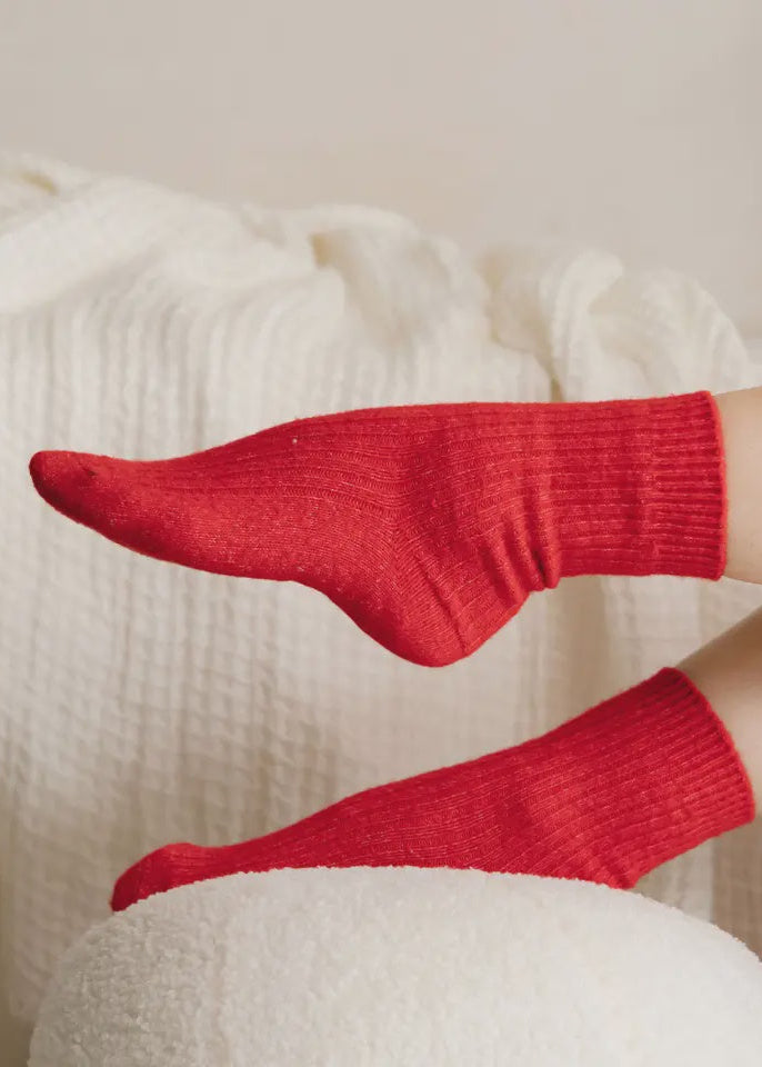 The Comfiest Socks - Red
