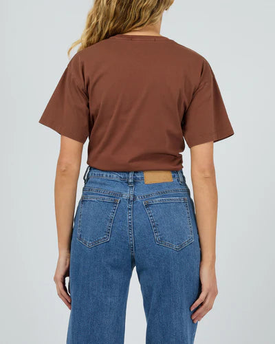 Silent Theory Logo Tee Brown